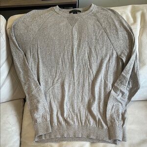Banana Republic Grayish tan Crewneck Sweater Lightweight Knit